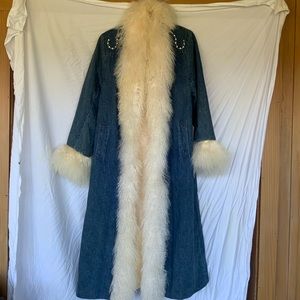 Vintage Revillon Shearling Jean Long Coat